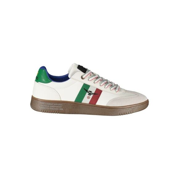 Esercito 1659 White Polyurethane Men's Men's Sneaker